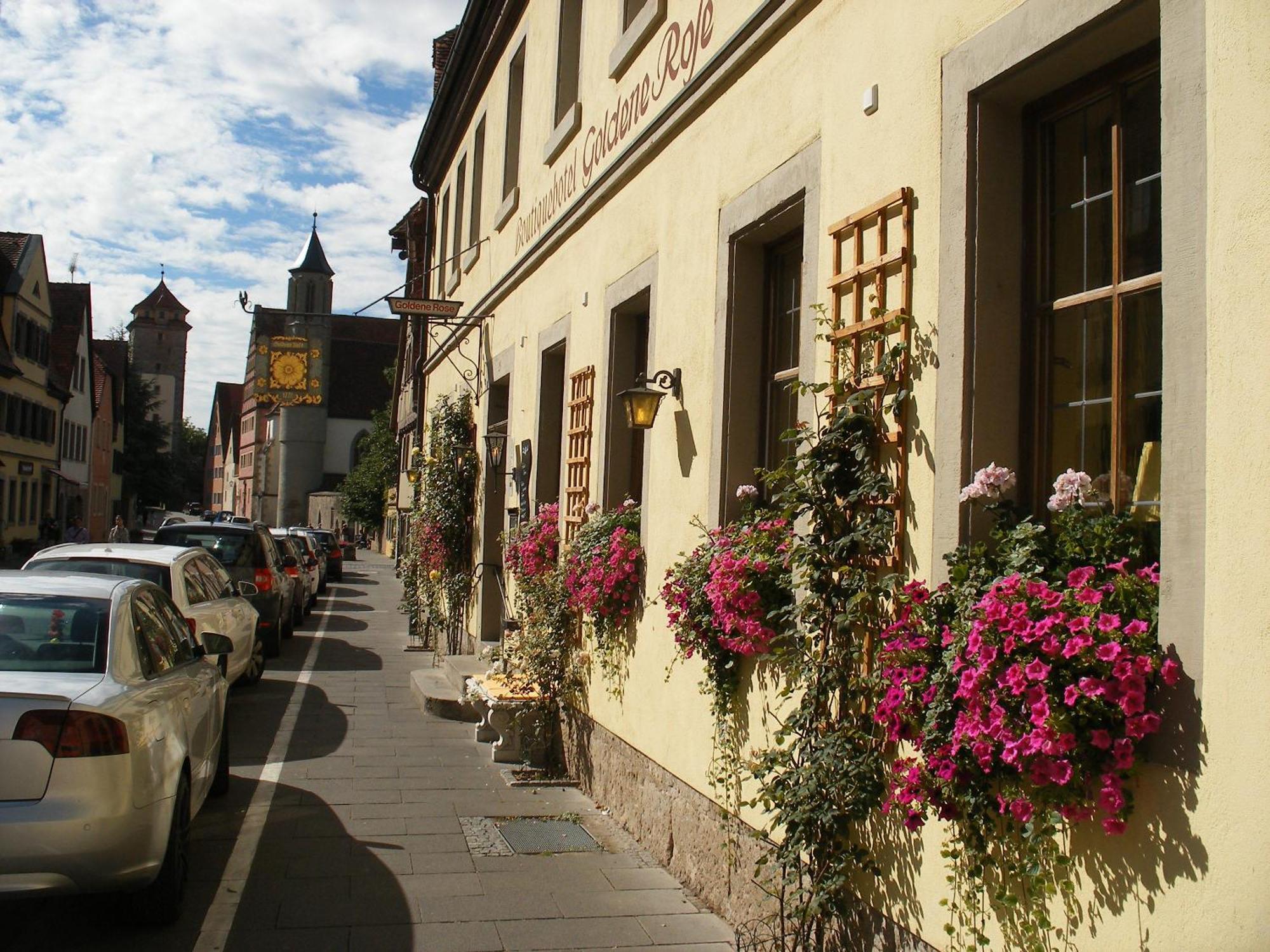 רוטנבורג אוב דר טאובר Boutiquehotel Goldene Rose - Self-Check-In מראה חיצוני תמונה